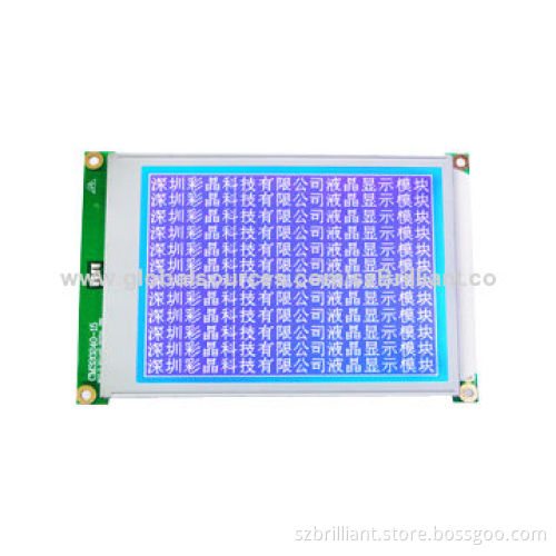 320*240 Dot-matrix LCD Module Display, Supports Serial Parallel with 3/5V, Blue White